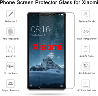 Tempered Glass For Xiaomi Mi Max 2 3 Note 3 Play HD Clear Screen Glass For Pocophone F1 Poco F2 M2 Pro X2 TRansparent Glass