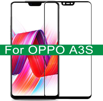 Tempered Glass On For OPPO A3S Protective Glass For OPPO A5S A5 A9 Full Cover Screen Protector For OPPO A 3S 5S Protective Film