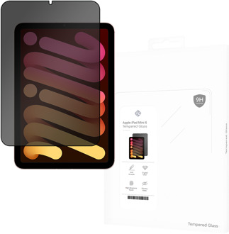 Tempered Glass Privacy Screen Protector geschikt voor iPad Mini 2022 (6th Gen) 1 stuk