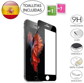 Tempered glass screen Protector for IPHONE 5 5S 5C SE 6 6S 7 8 11 PLUS X XS XI PRO color black