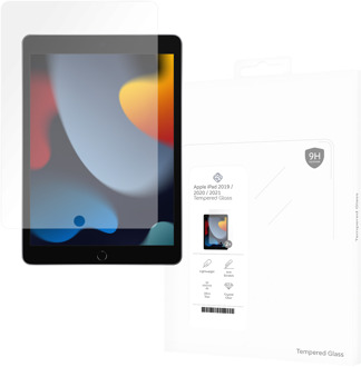 Tempered Glass Screen Protector geschikt voor iPad 2021 (9th Gen)/2020 (8th Gen)/iPad 2019 (7th Gen) - Transparant - 2 stuks