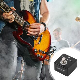 Tempo Switch Pedaal Draagbare Gitaar Voetschakelaar Lock Gratis Effecten Tap Pedaal