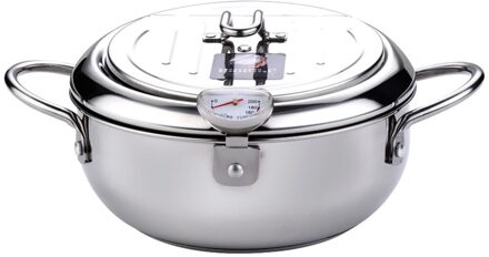Tempura Friteuse Pan Temperatuurregeling Gebakken Kookpotten Gereedschap Keukengereedschap Gebakken Japanse Stijl Koken Tools