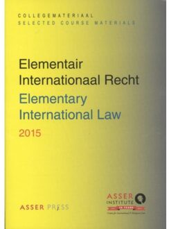 Ten Brink Uitgevers Elementair Internationaal Recht - Elementary International Law 2015 - Boek Ten Brink Uitgevers (9067043494)