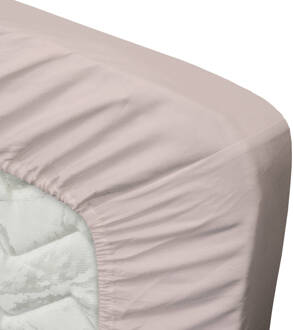 Ten Cate 100% Katoensatijnen Topper Hoeslaken - 90x200 - Roze