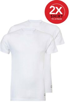 Ten Cate 2-Pack Basic T-shirts Ronde Hals Wit-M - M