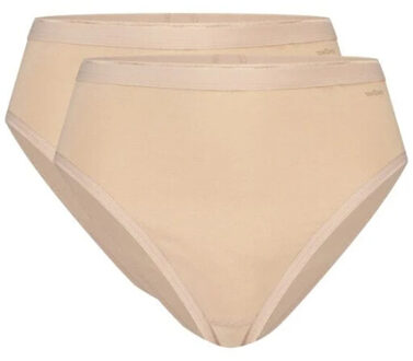 Ten Cate 32283 basic women highleg 2-pack - Beige - M
