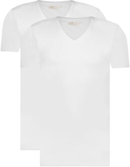 Ten Cate 32325 basic v-neck shirt 2-pack - - maat XXL Wit