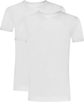 Ten Cate 32327 basic men t-shirt high neck 2-pack- Wit - L