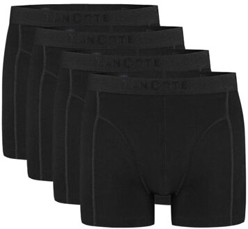 Ten Cate 32388 basic bamboo men shorts 4-pack - Zwart