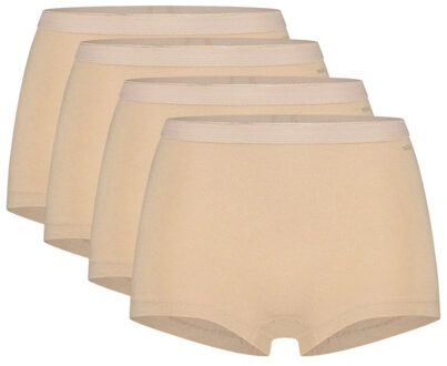 Ten Cate 32419 basic women shorts 4-pack - - maat XXL Beige