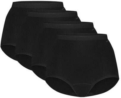 Ten Cate 32420 basic women high waist 4-pack - Zwart - L