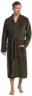 Ten Cate Badjas Heren Donker Groen-XXL Donkergroen - XXL