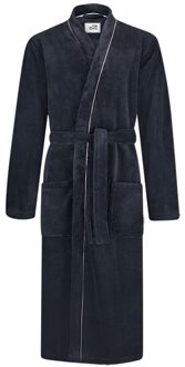 Ten Cate Badjas Heren Zwart / Grijs-M - M