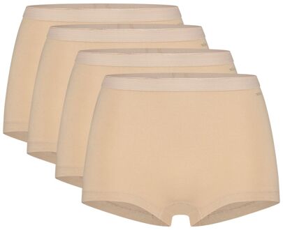 Ten Cate Basics Organic Cotton Stretch Short 4-pack Beige-S