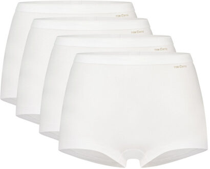 Ten Cate Basics Organic Cotton Stretch Short 4-pack Wit-XXL - XXL
