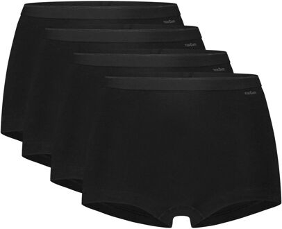 Ten Cate Basics Organic Cotton Stretch Short 4-pack Zwart-L - L