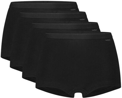 Ten Cate Basics Organic Cotton Stretch Short 4-pack Zwart-S