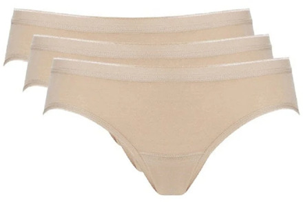 Ten Cate Bikini 3Pack Basic beige - Maat S