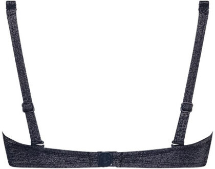 Ten Cate bikini top twisted padded wired bikini top dames - - maat 38D Blauw