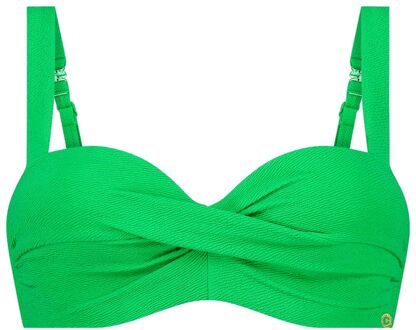 Ten Cate bikini top twisted padded wired - Groen - 42E