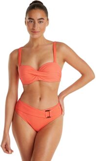 Ten Cate Bottom Buckle Bikini Slip dames M/38 Koraalrood