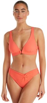 Ten Cate Bottom Knot Bikini Slip dames L/40 Koraalrood