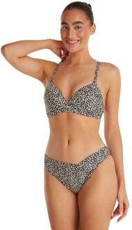 Ten Cate Bottom Knot Bikini Slip dames M/38 Zwart dessin