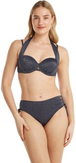 Ten Cate Bottom Midi Bow Bikini Slip dames XL/42 Donkerblauw
