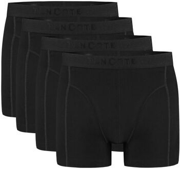 Ten Cate Boxershorts Organic Cotton 4-pack Zwart-XXL - XXL