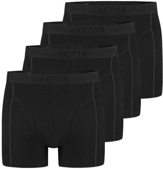 Ten Cate Boxershorts Organic Cotton 4-pack Zwart-XXL