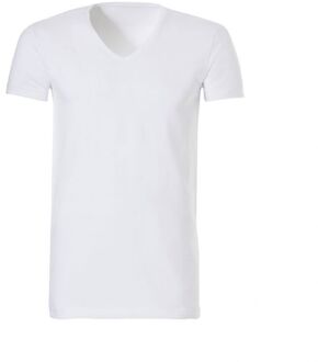 Ten Cate Extra Lang V hals - T-shirt - Wit - M