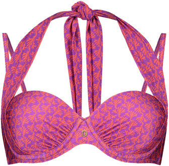 Ten Cate Multiway Padded Wired Bikini Top dames 40D Koraal
