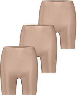 Ten Cate Secrets High Waist Long Short 3-pack Walnut-L