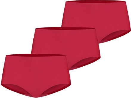 Ten Cate Secrets Midi Slip 3-pack Rood-S