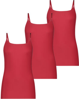 Ten Cate Secrets Spaghetti Top 3-pack Rood-XL - XL