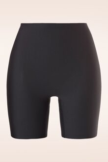 Ten Cate Secrets women long shorts (1-pack) - dames lange boxer middelhoge taile - zwart -  Maat: S