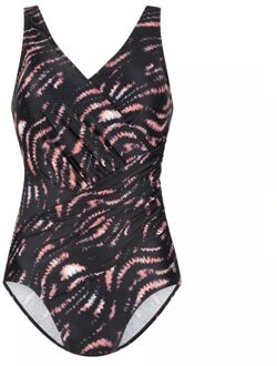 Ten Cate Soft Cup Shape Badpak Dames 5XL/50 Zwart dessin