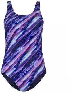 Ten Cate Soft Cup V-Neck Badpak Dames 5XL/50 Blauw