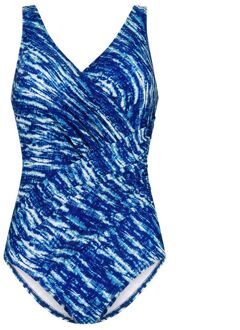 Ten Cate Soft Cup V-Neck Badpak Dames 5XL/50 Donkerblauw