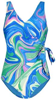 Ten Cate swimsuit v-neck padded - Blauw - 42