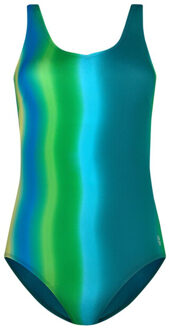Ten Cate swimsuit v-neck soft cup badpak sport dames - - maat 46 Groen