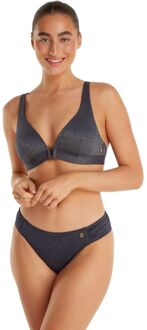 Ten Cate Triangle Buckle Push-Up Bikini Top dames 36D Donkerblauw