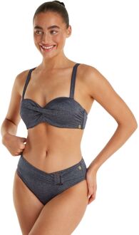 Ten Cate Twisted Padded Wired Bikini Top dames 42C Donkerblauw