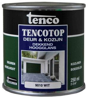 Tenco Buitenbeits - Wit 9010 - Hoogglans - 250ml