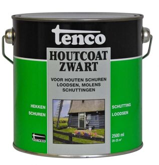 Tenco Houtcoat zwart 2,5l verf/beits