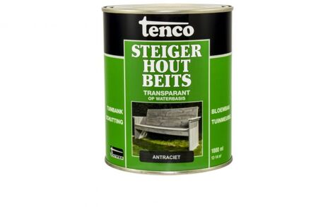 Tenco Steigerhoutbeits-1 Ltr-antraciet