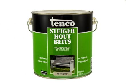 Tenco steigerhoutbeits white wash - 2 5 liter