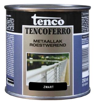 Tenco Tencoferro - Roestwerende Ijzerverf - 407 Zwart - 250 ml