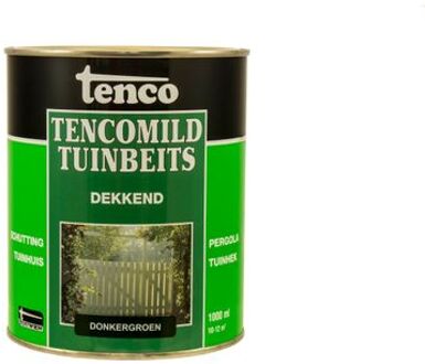 Tenco Tencomild Dekkende Tuinbeits - 1 liter - Donker Groen